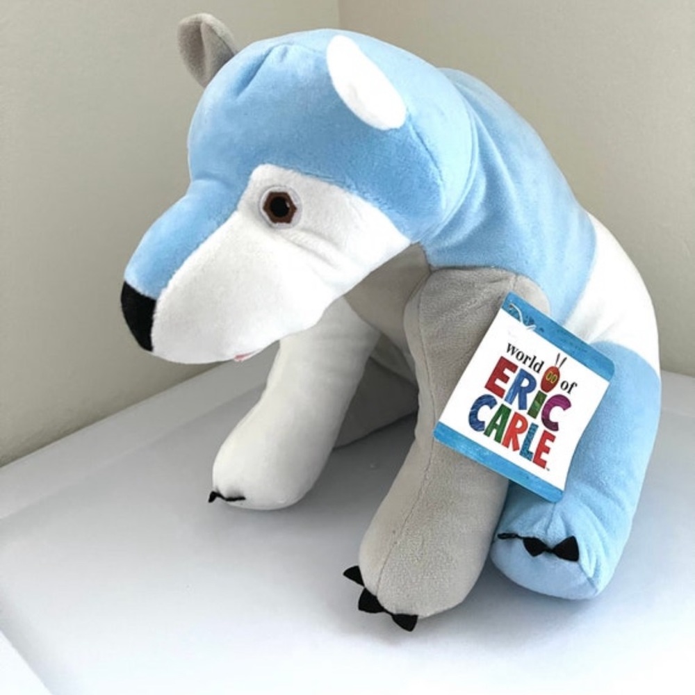 kohl’s Care World of Eric Carle Pola Bear 10” Plush Toy Stuffed Animal. New - Picture 2 of 8